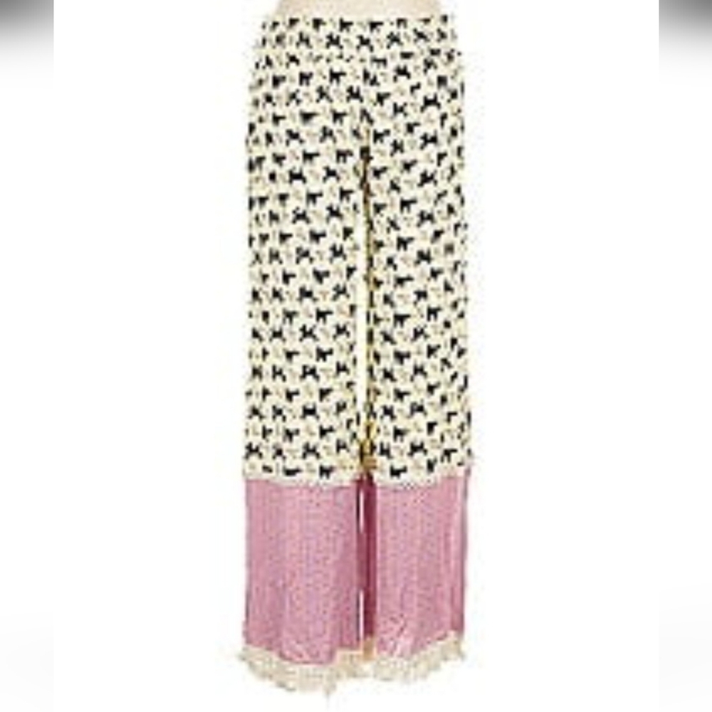 NATURAL LIFE Black and Pink Patterned Pajama Pants - Picture 2 of 14